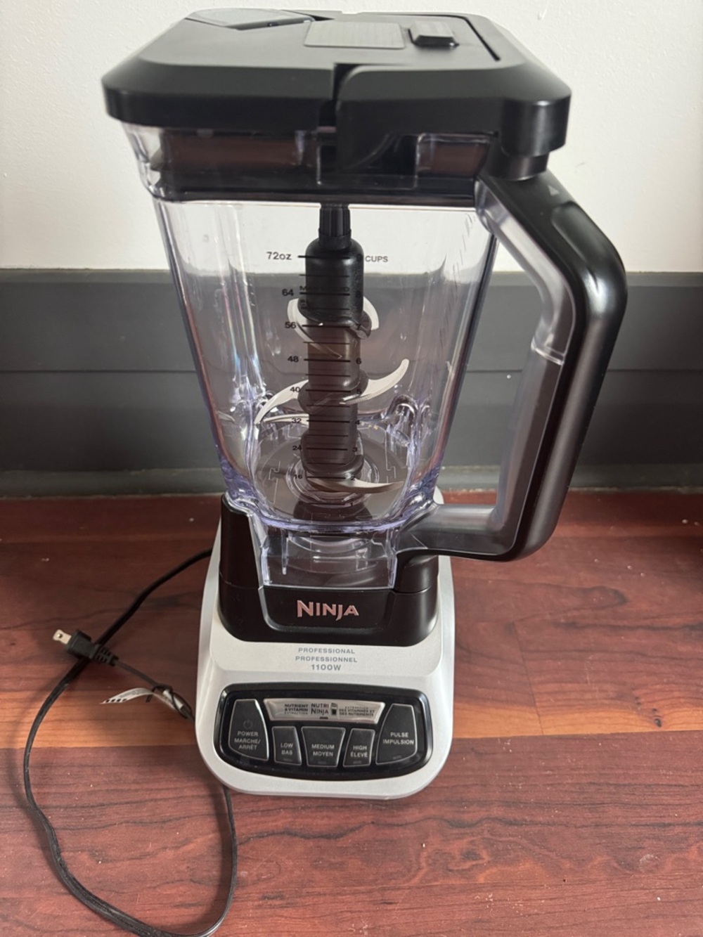 Ninja Black & Clear Countertop Blender with Control Base